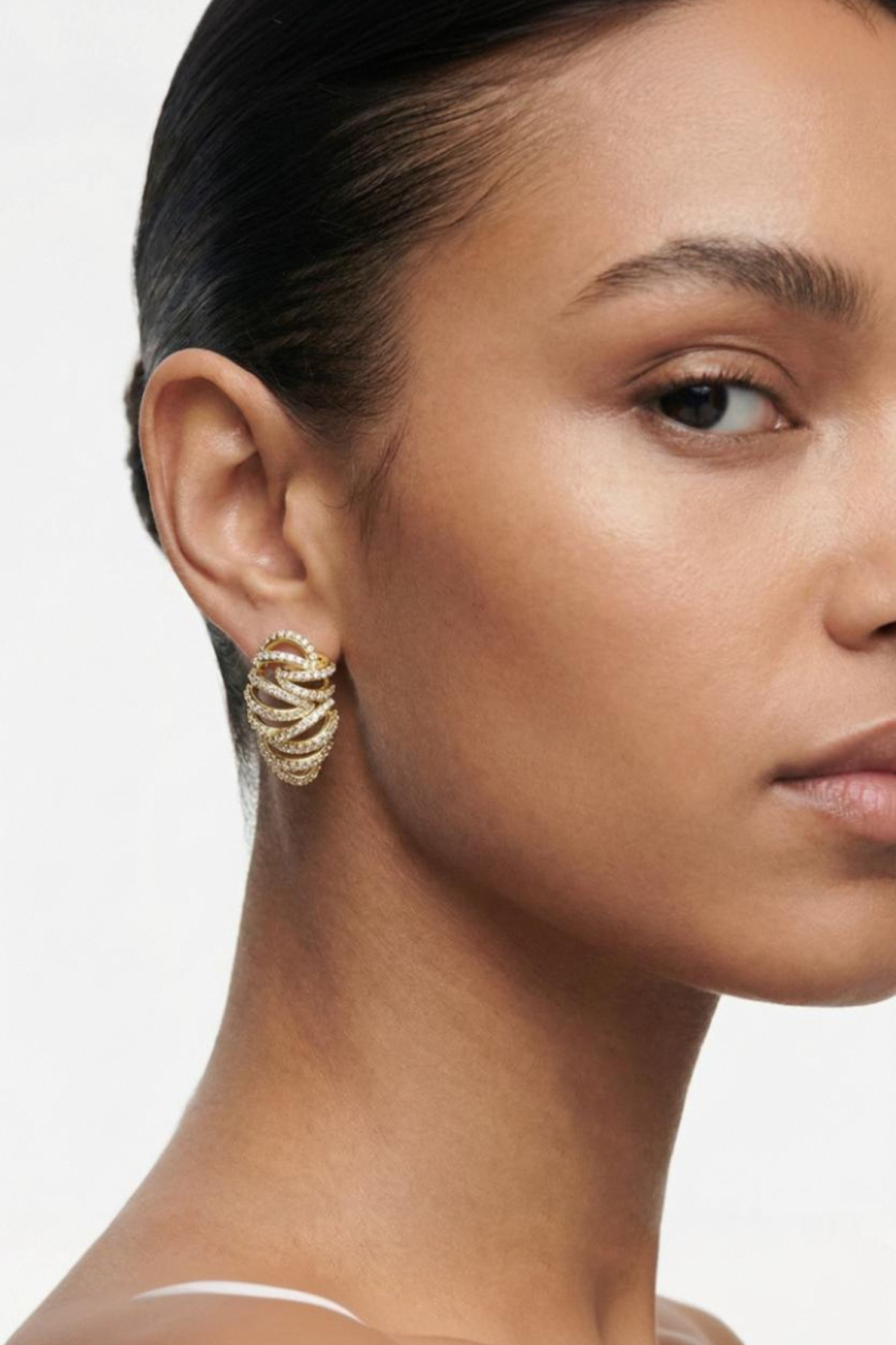 Harpy Paved Earrings.