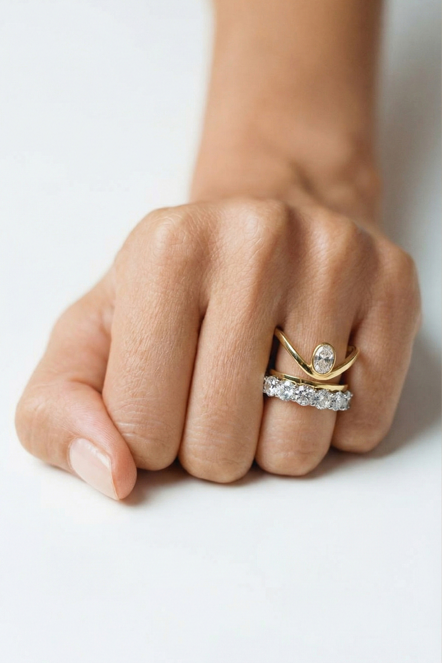 Round Eternity Ring.