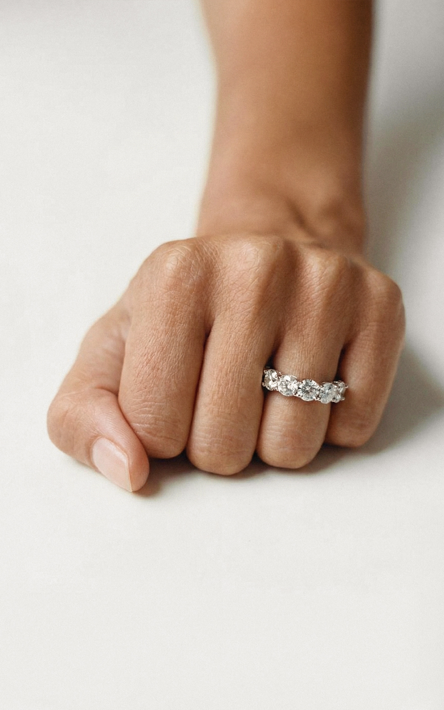 Round Eternity Ring.