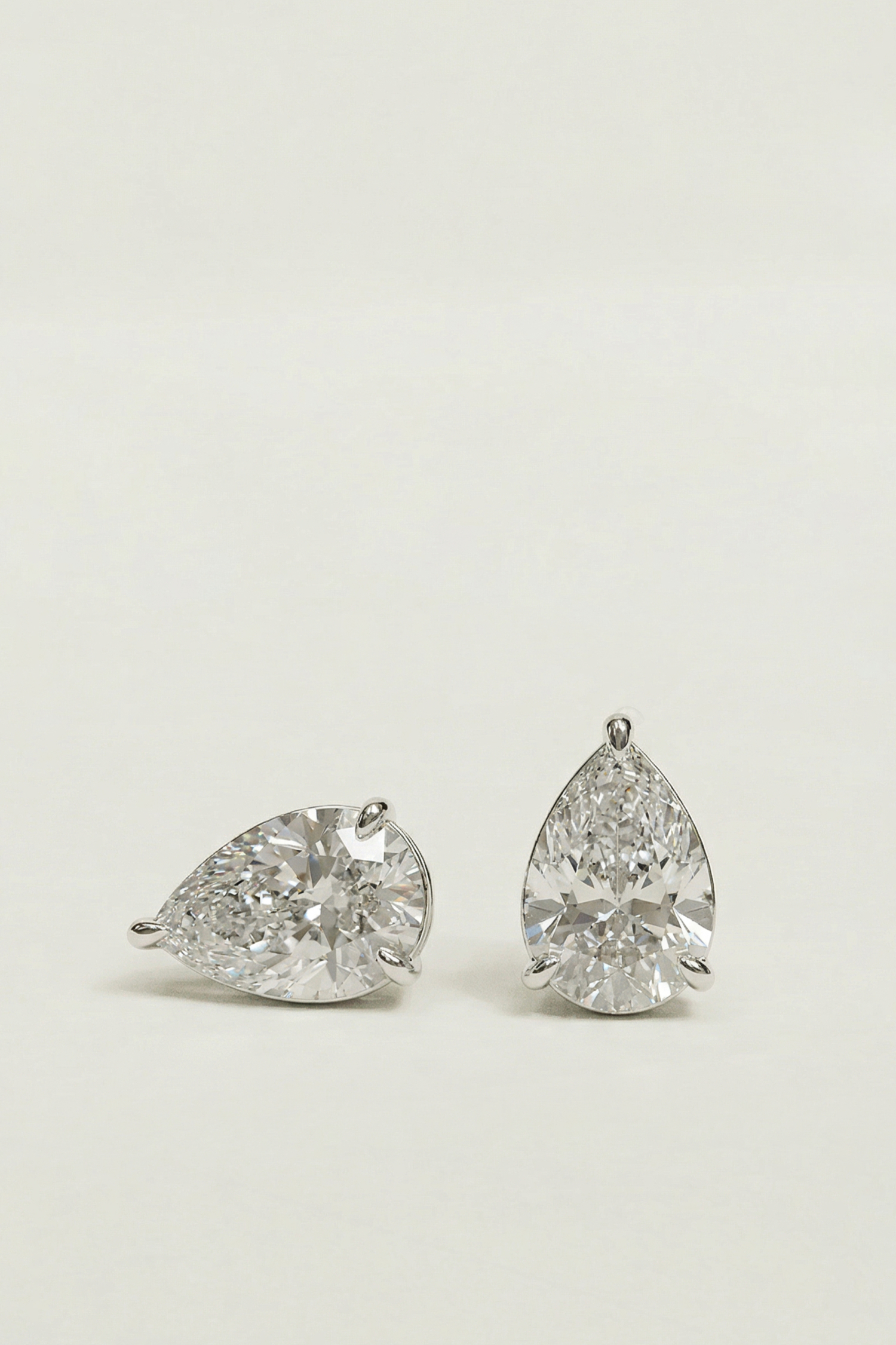 Pear cut Studs.