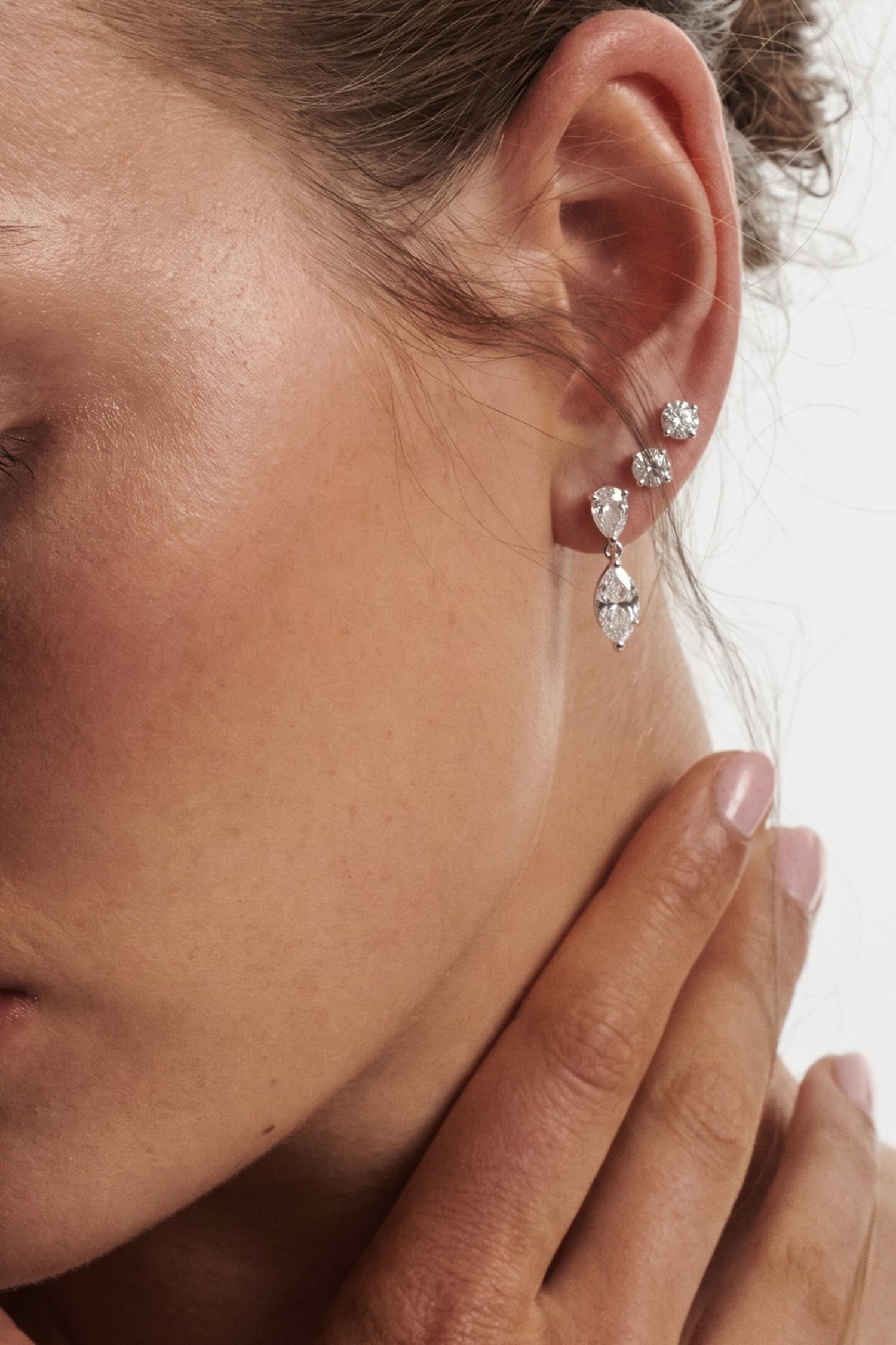 Marquise cut Drops.