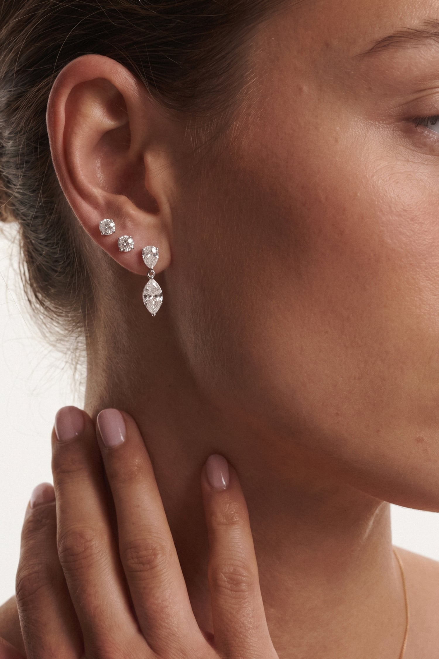 Marquise cut Drops.