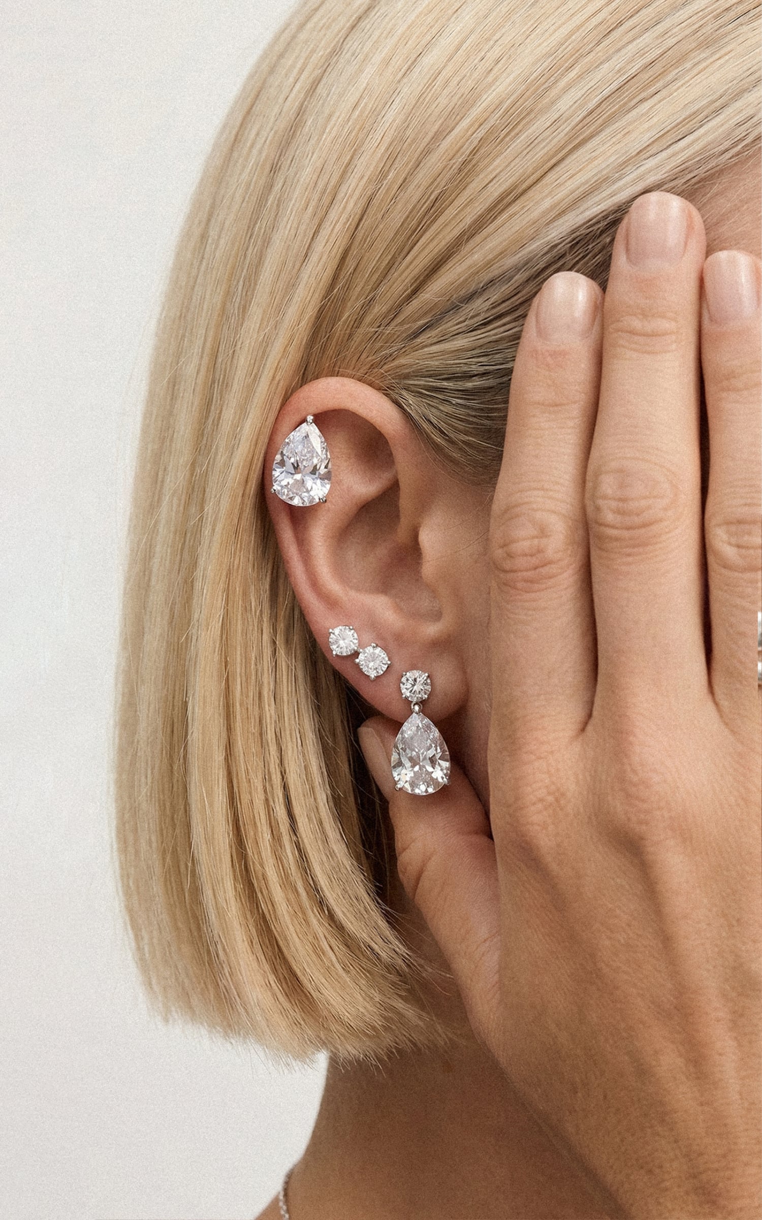 Pear cut Drops.