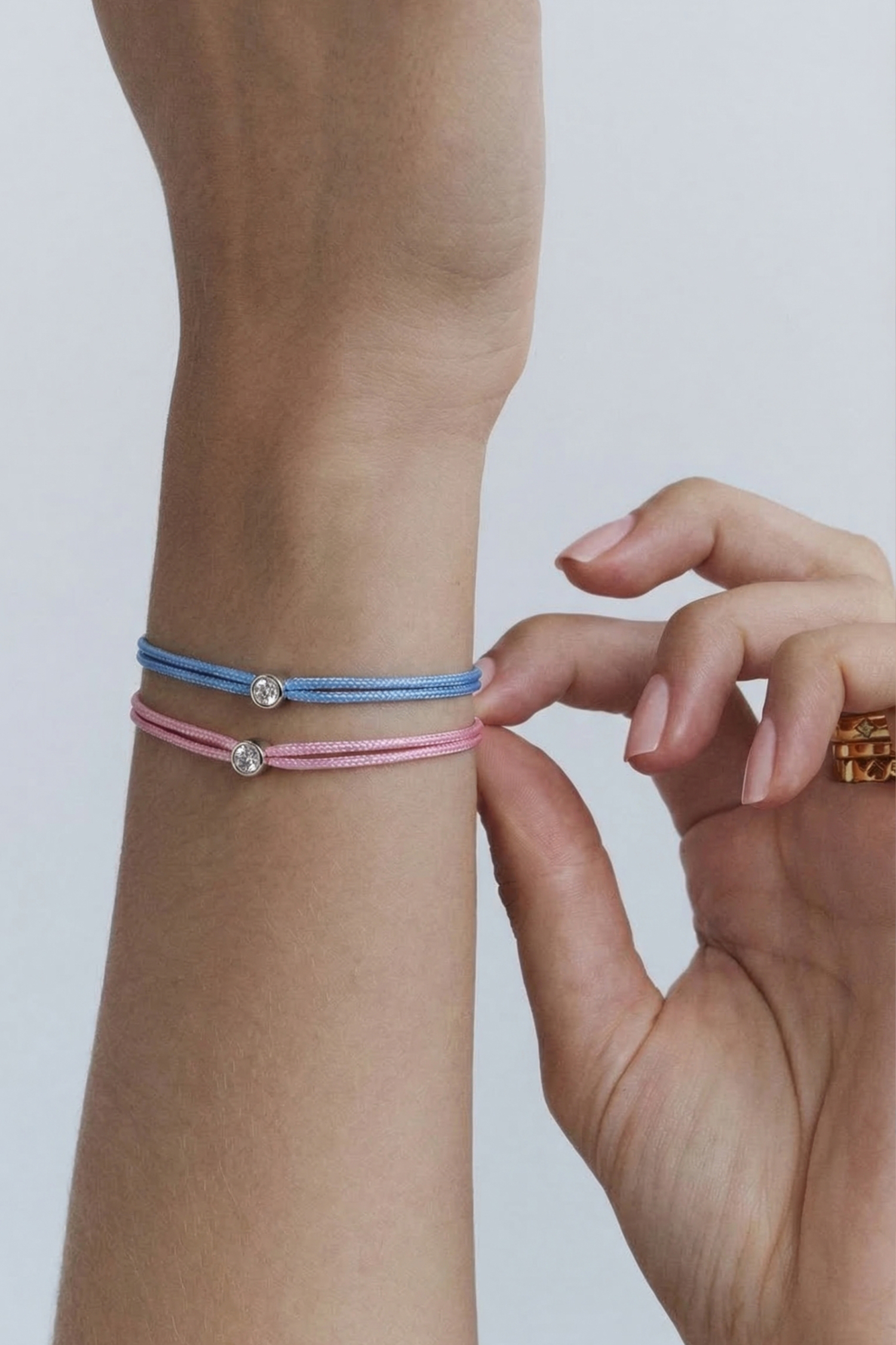 Lab Diamond Cord./ Light Blue