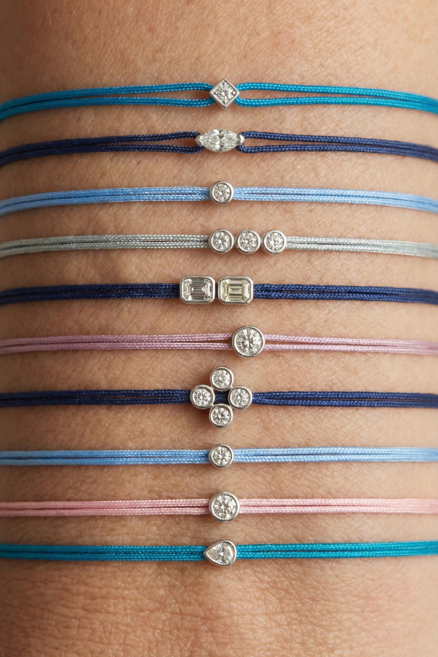 Lab Diamond Cord./ Blue