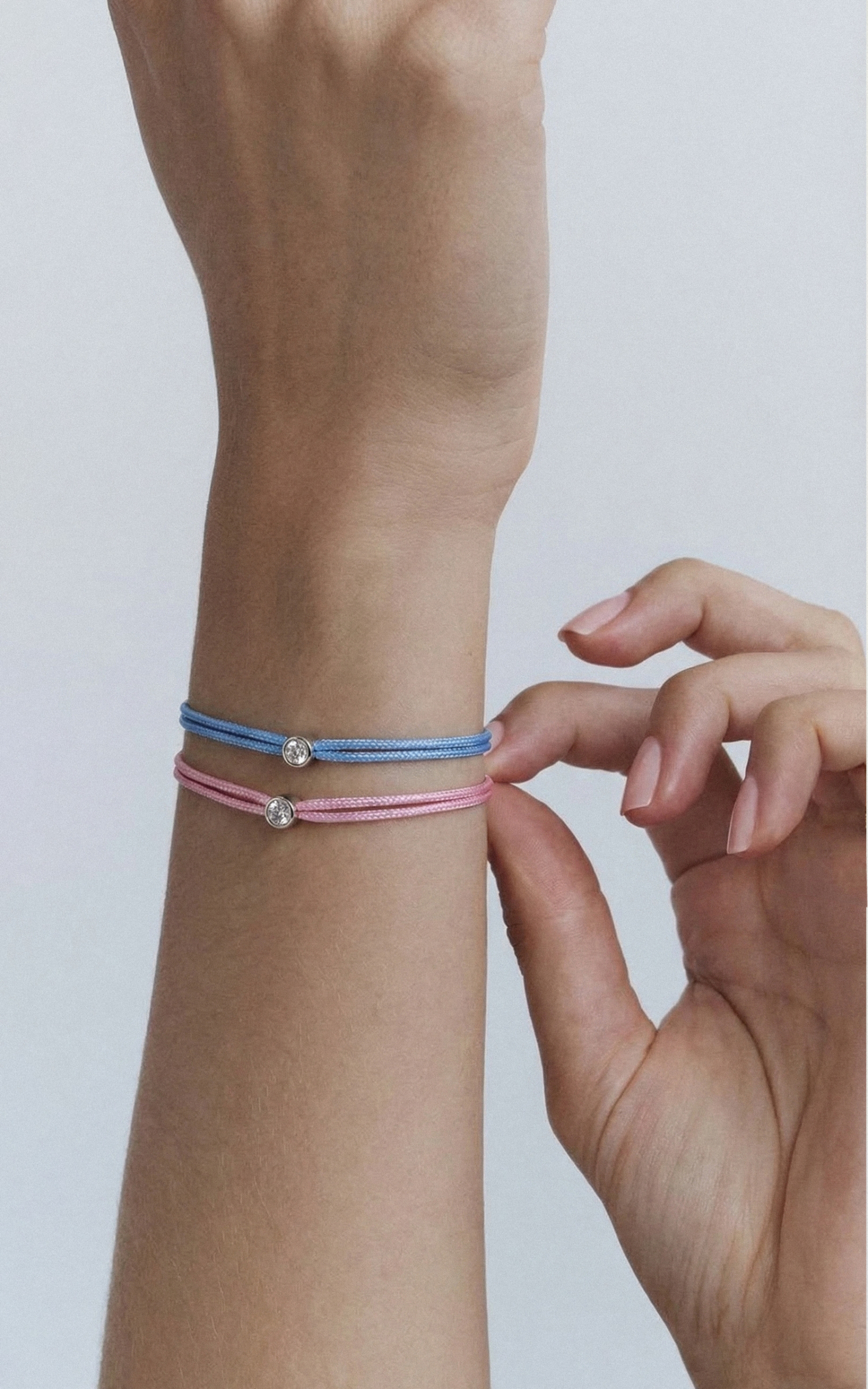 Lab Diamond Cord./ Light Blue