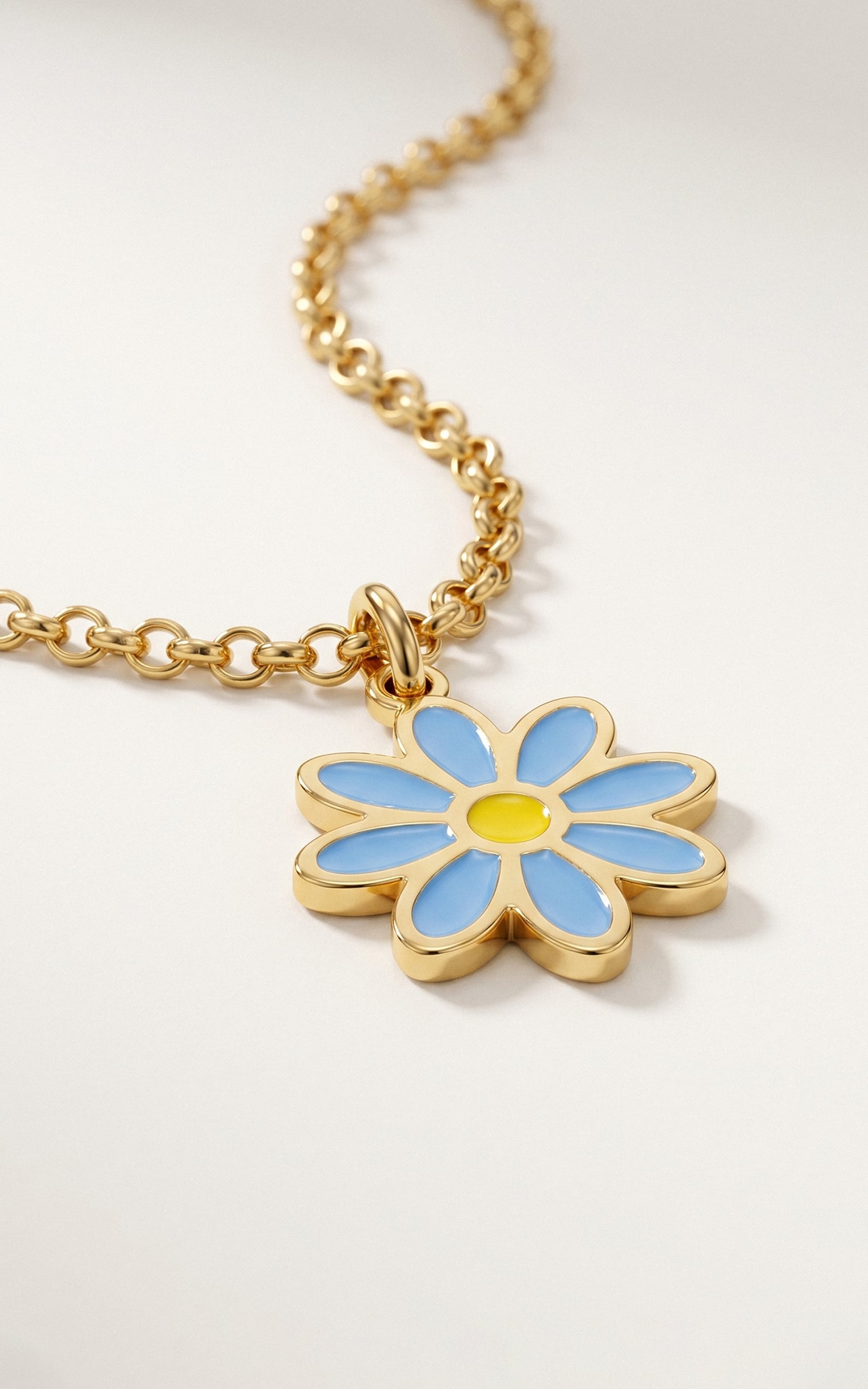 Daisy Necklace. / Blue - Image 3