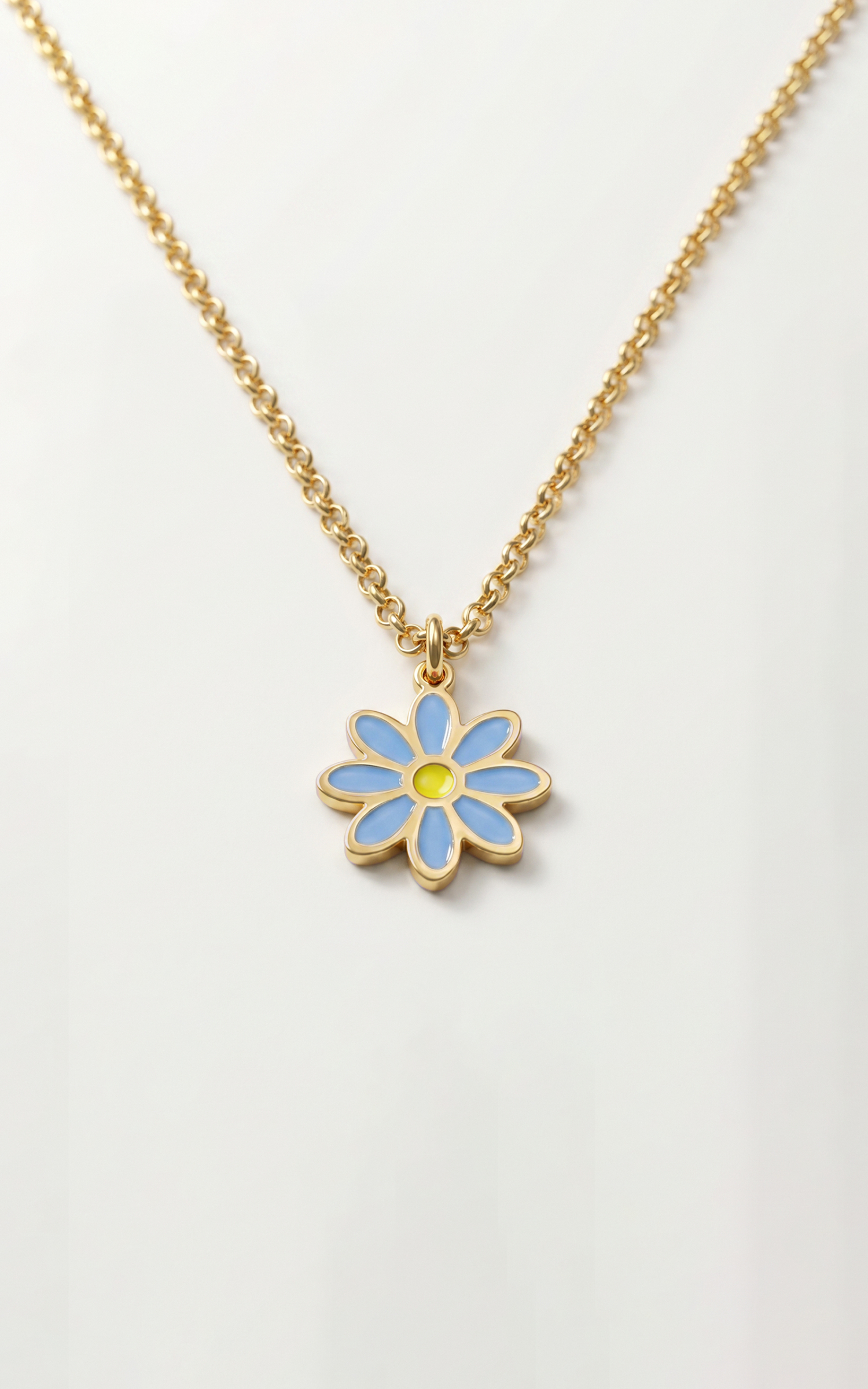 Daisy Necklace. / Blue