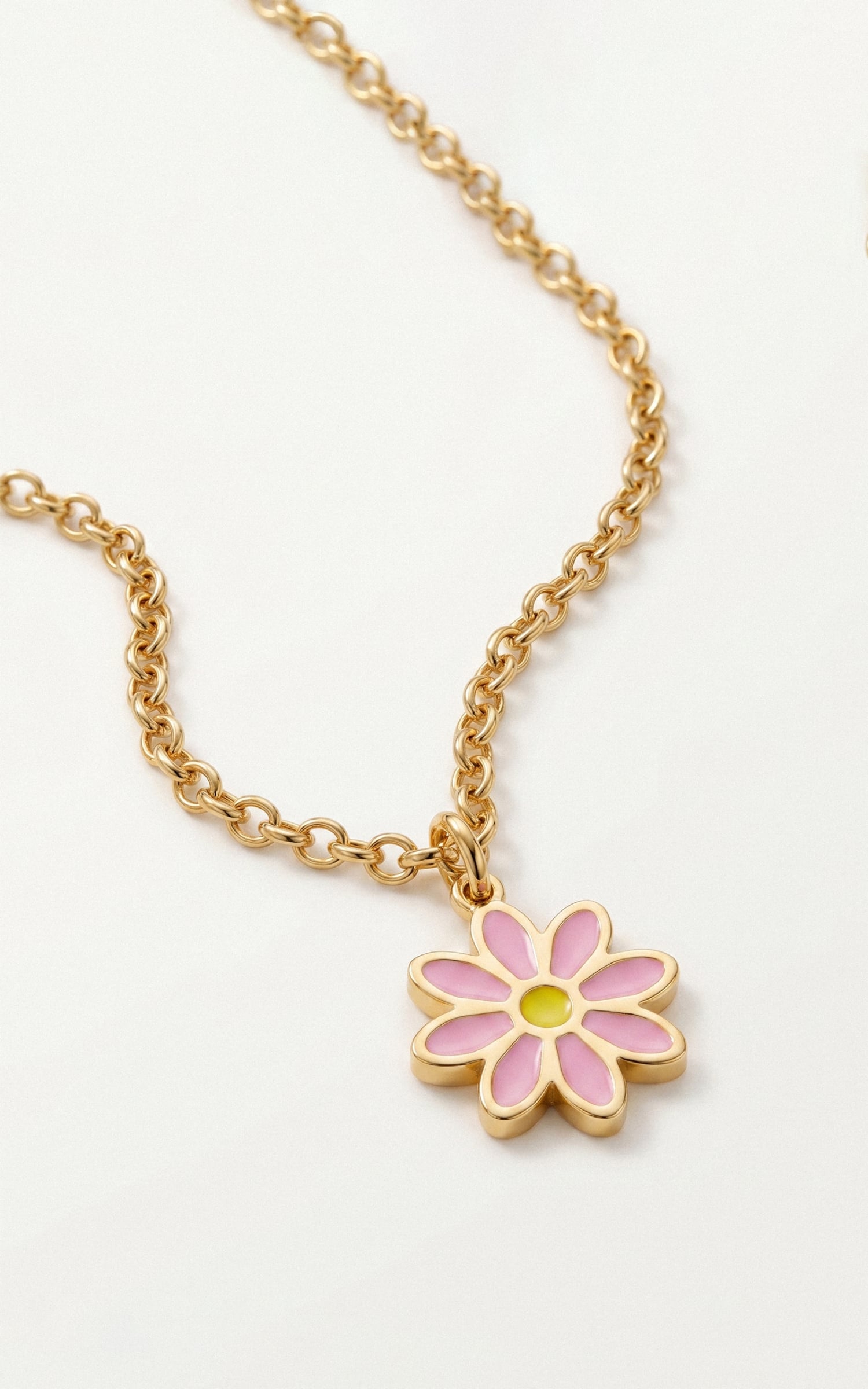 Daisy Necklace. / Pink