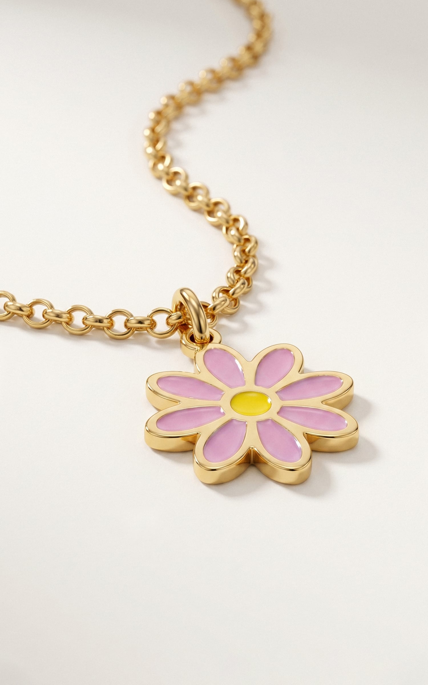 Daisy Necklace. / Pink