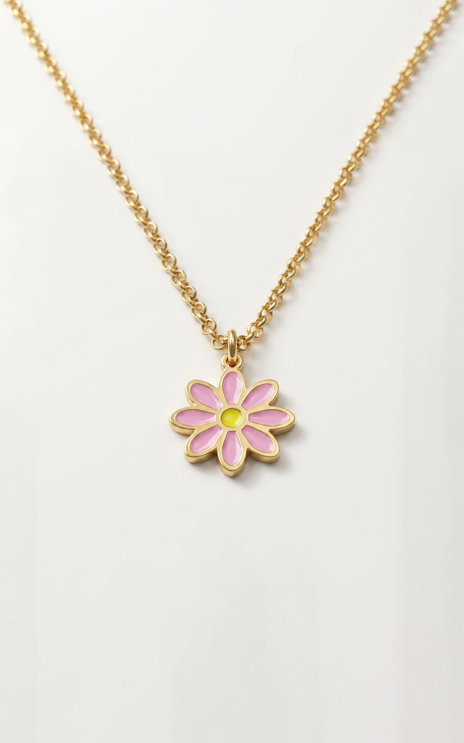Daisy Necklace. / Pink