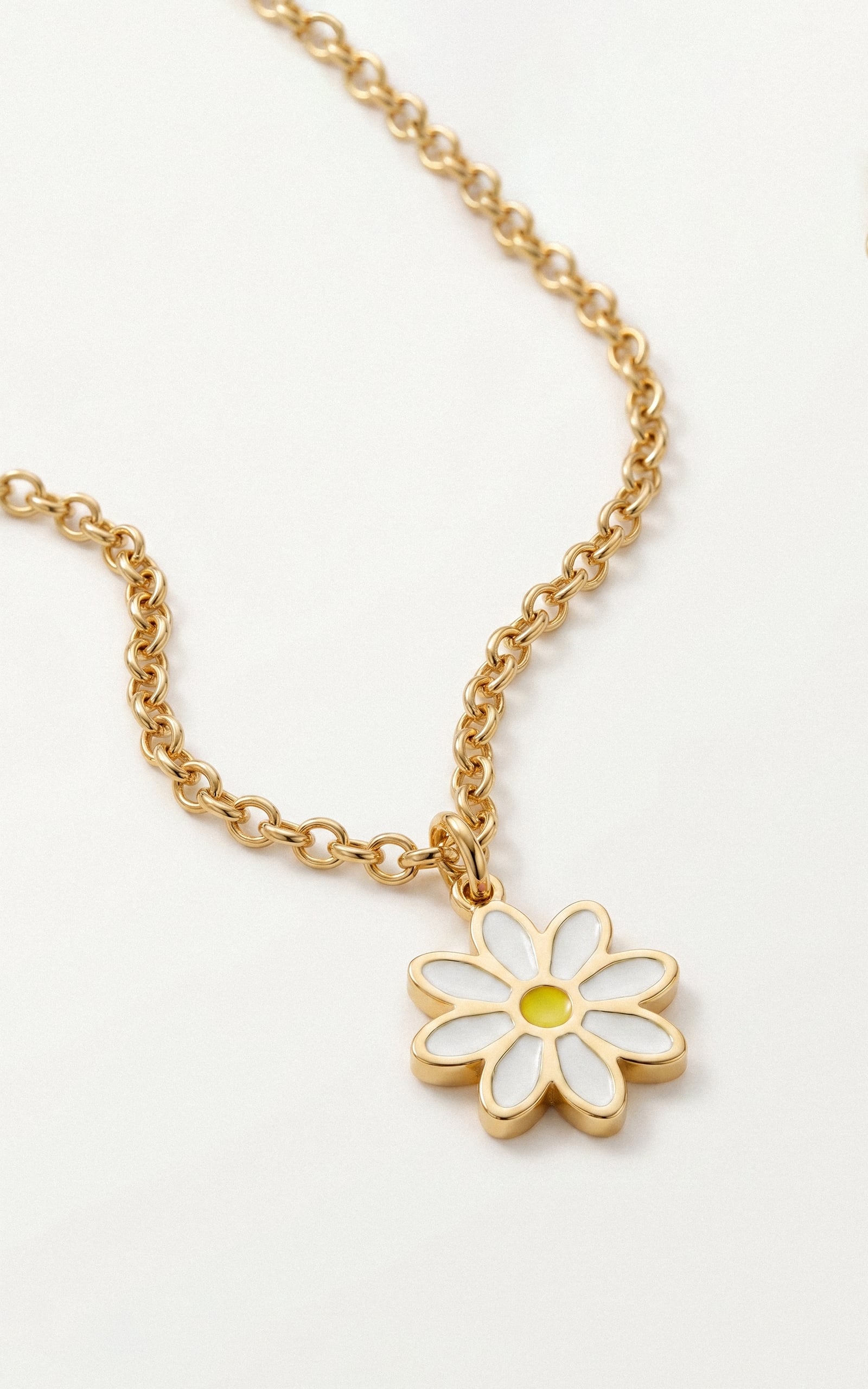 Daisy Necklace. / White - Image 2