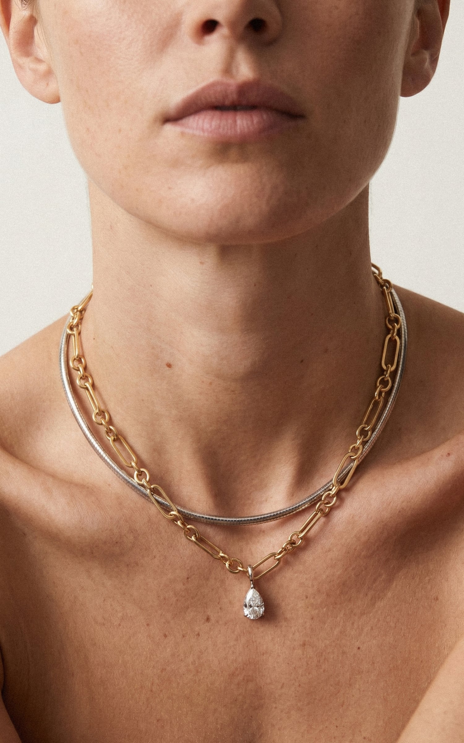Omega Flat Necklace.