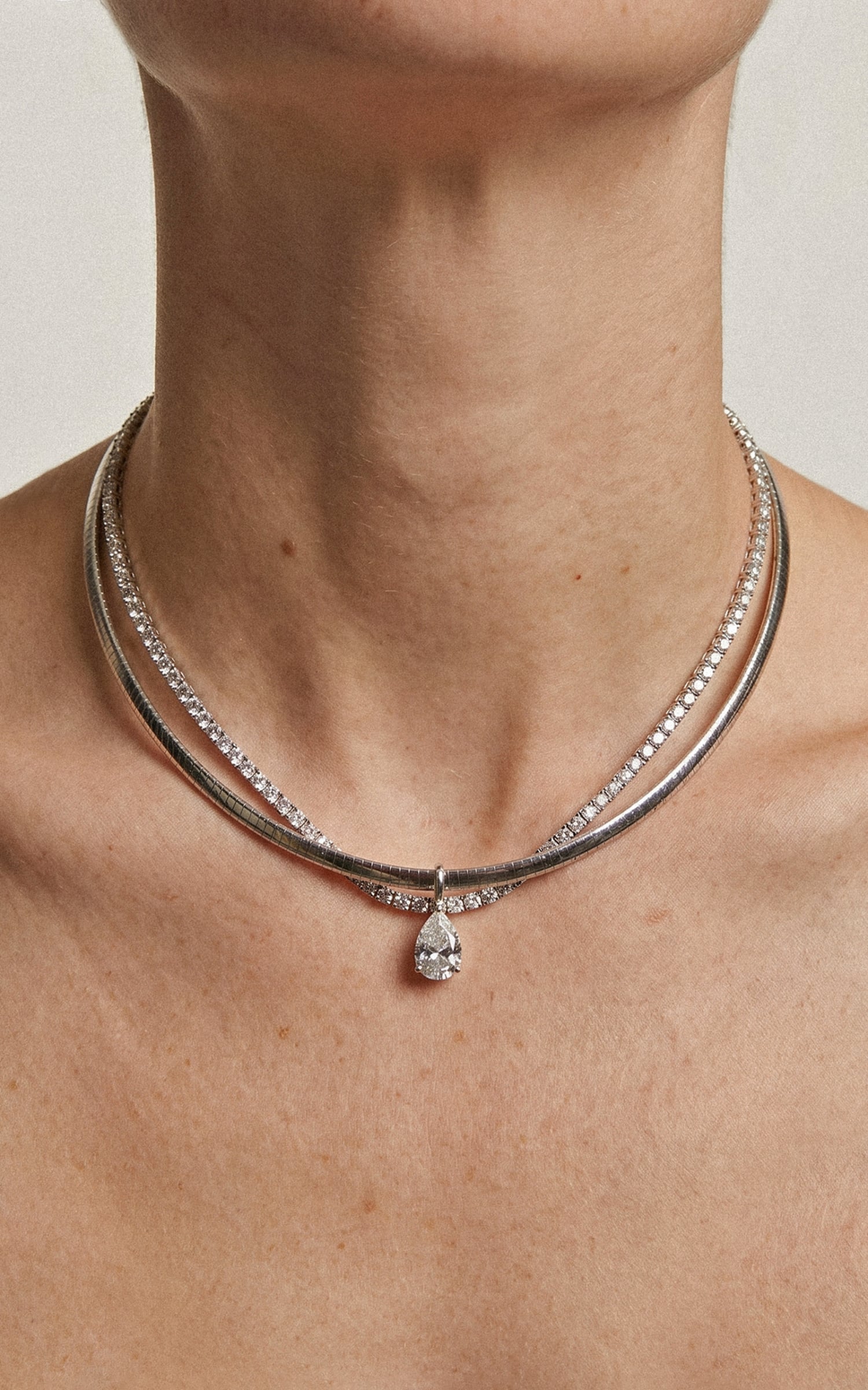 Omega Flat Necklace.