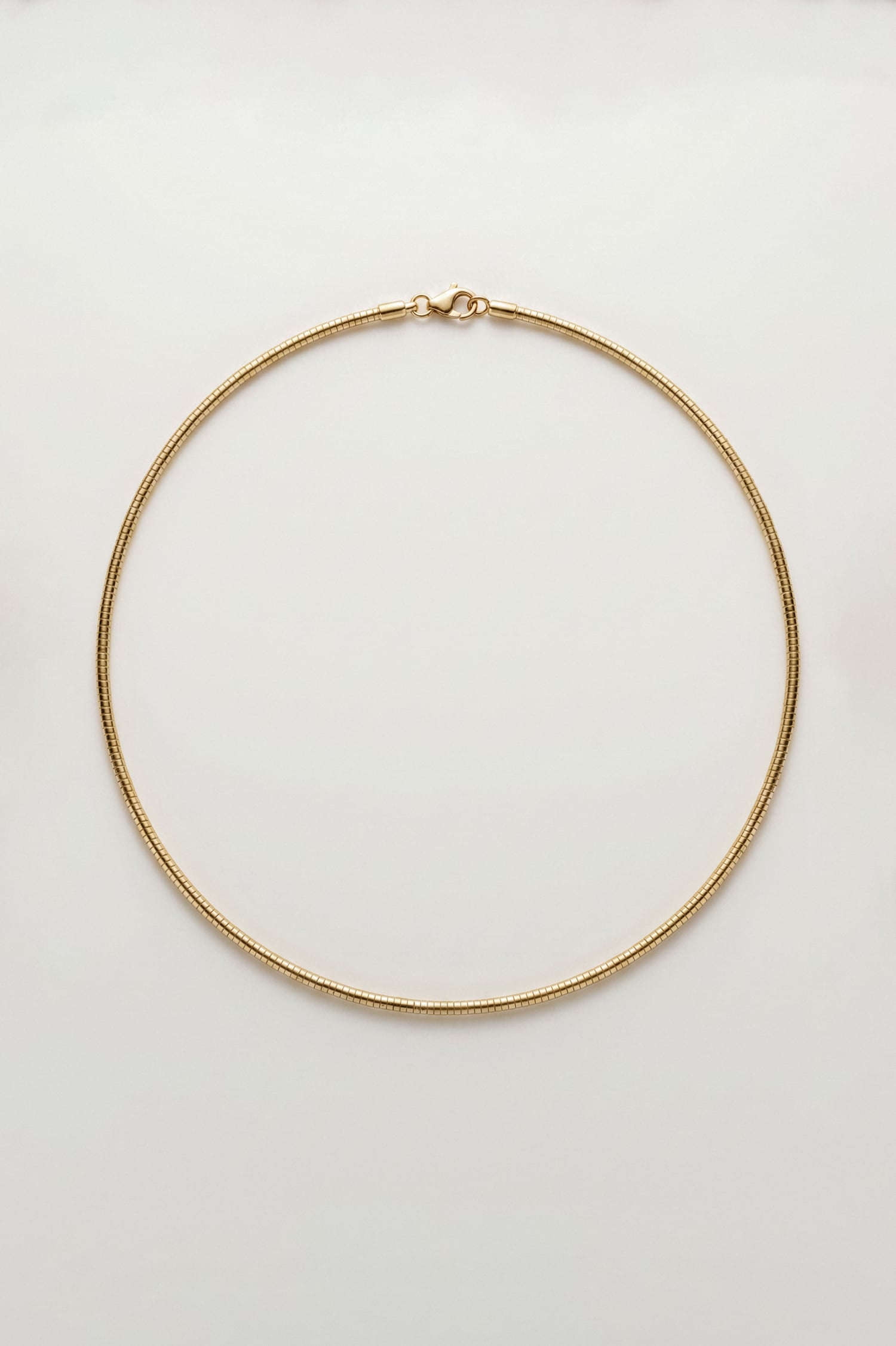 Omega Round Necklace.