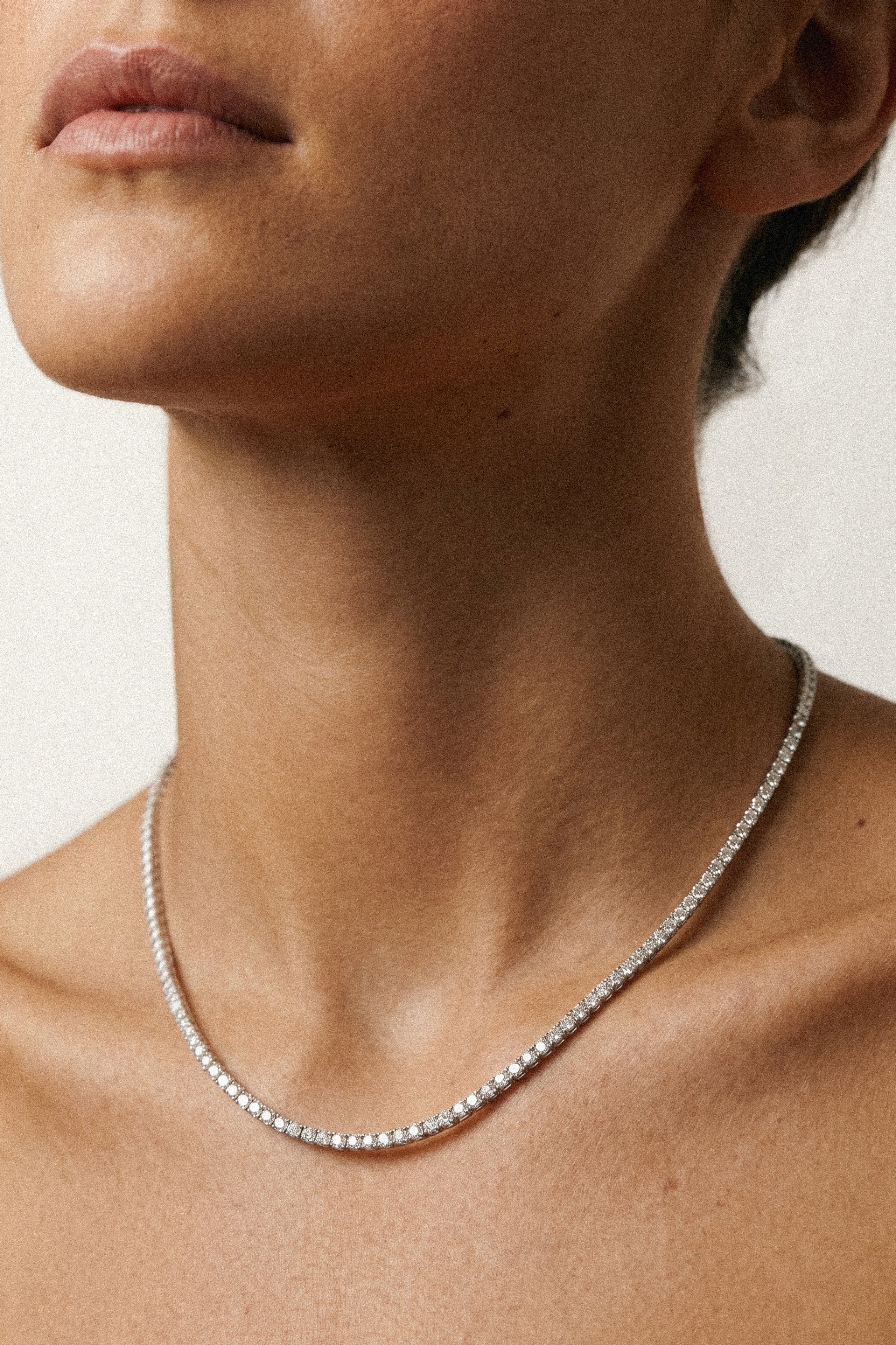 Tennis Necklace/ 2mm - Image 4