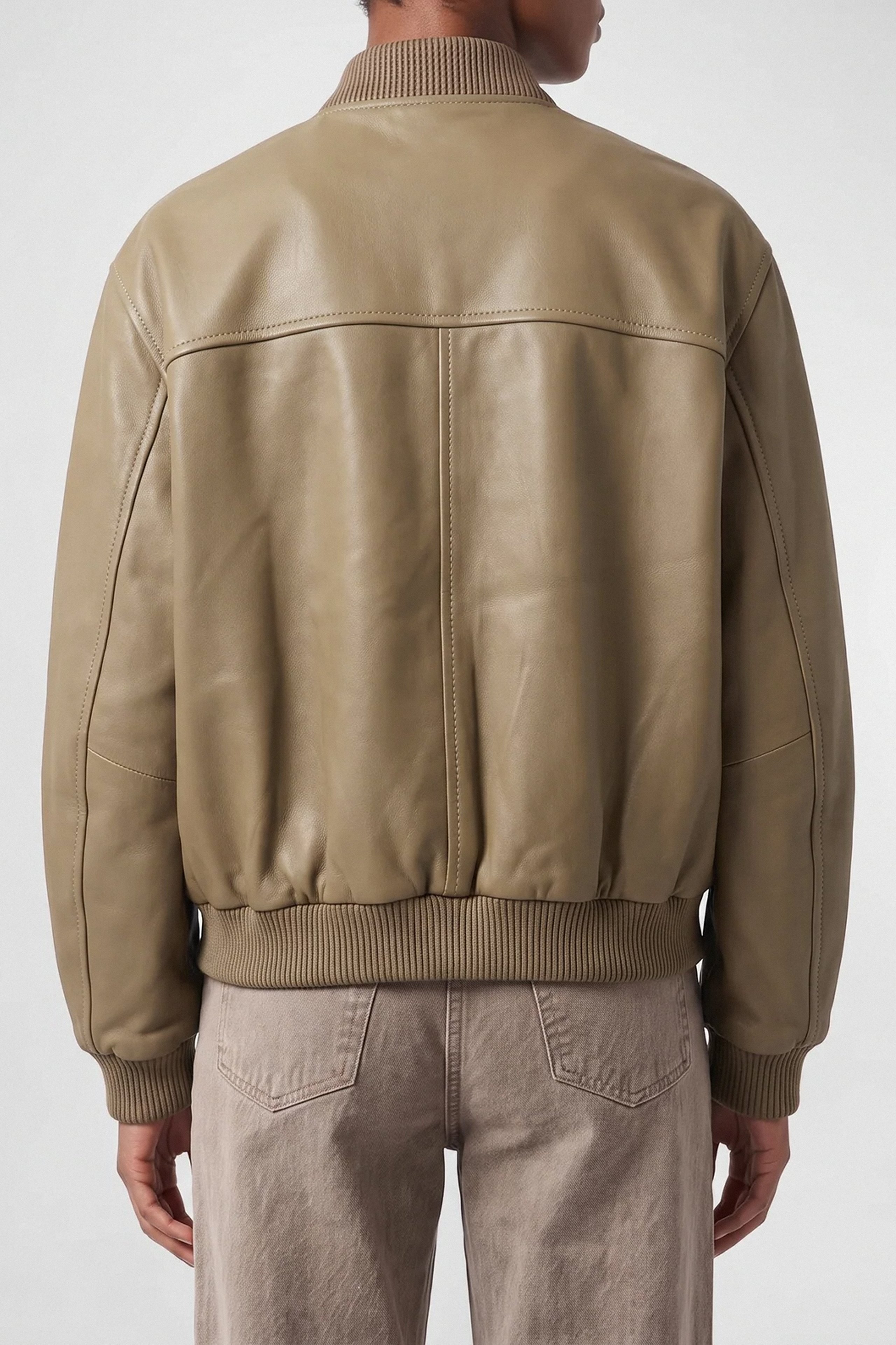 Helen Milky Grey Bomber.