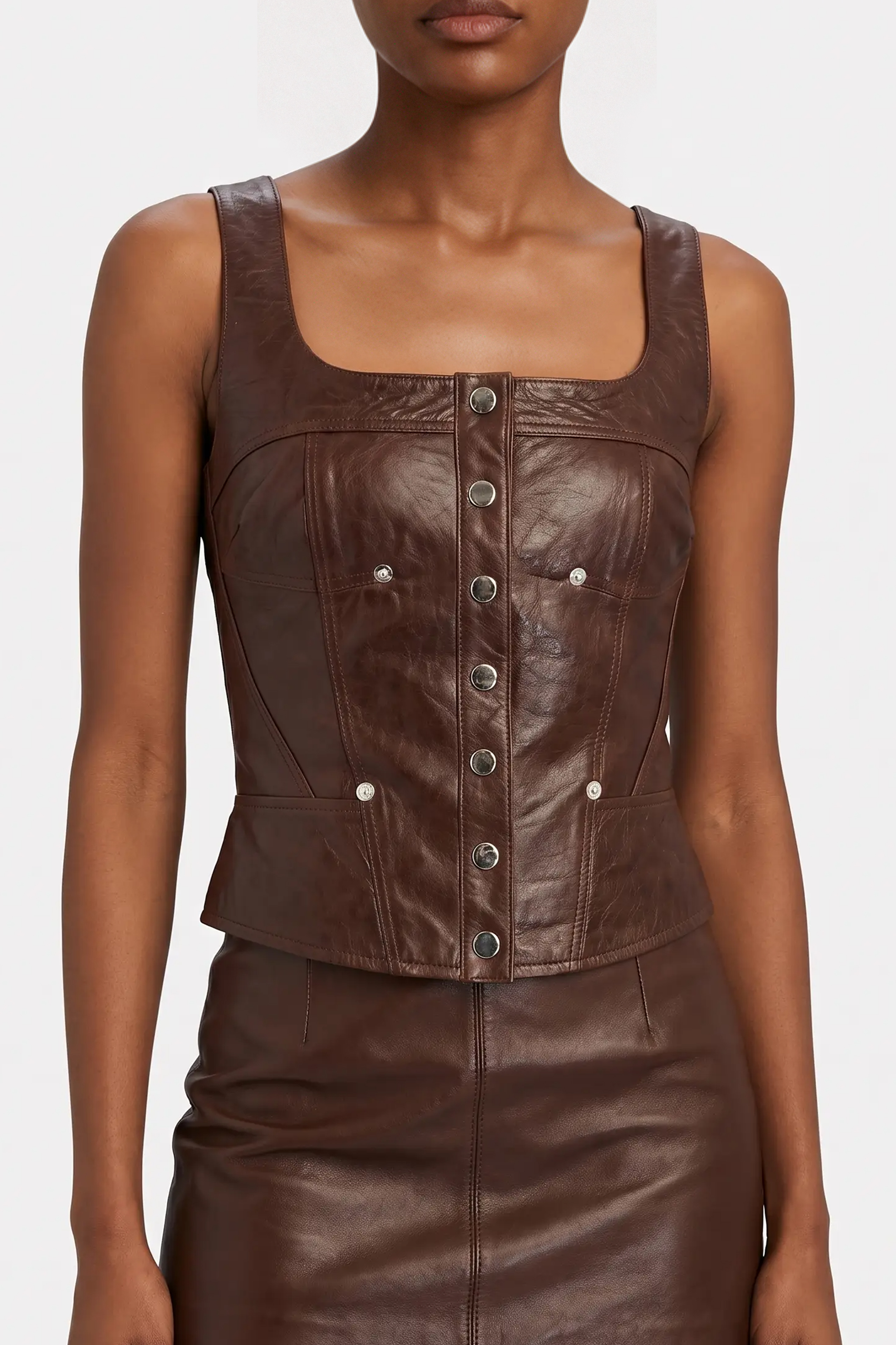 Loris Walnut Bustier.