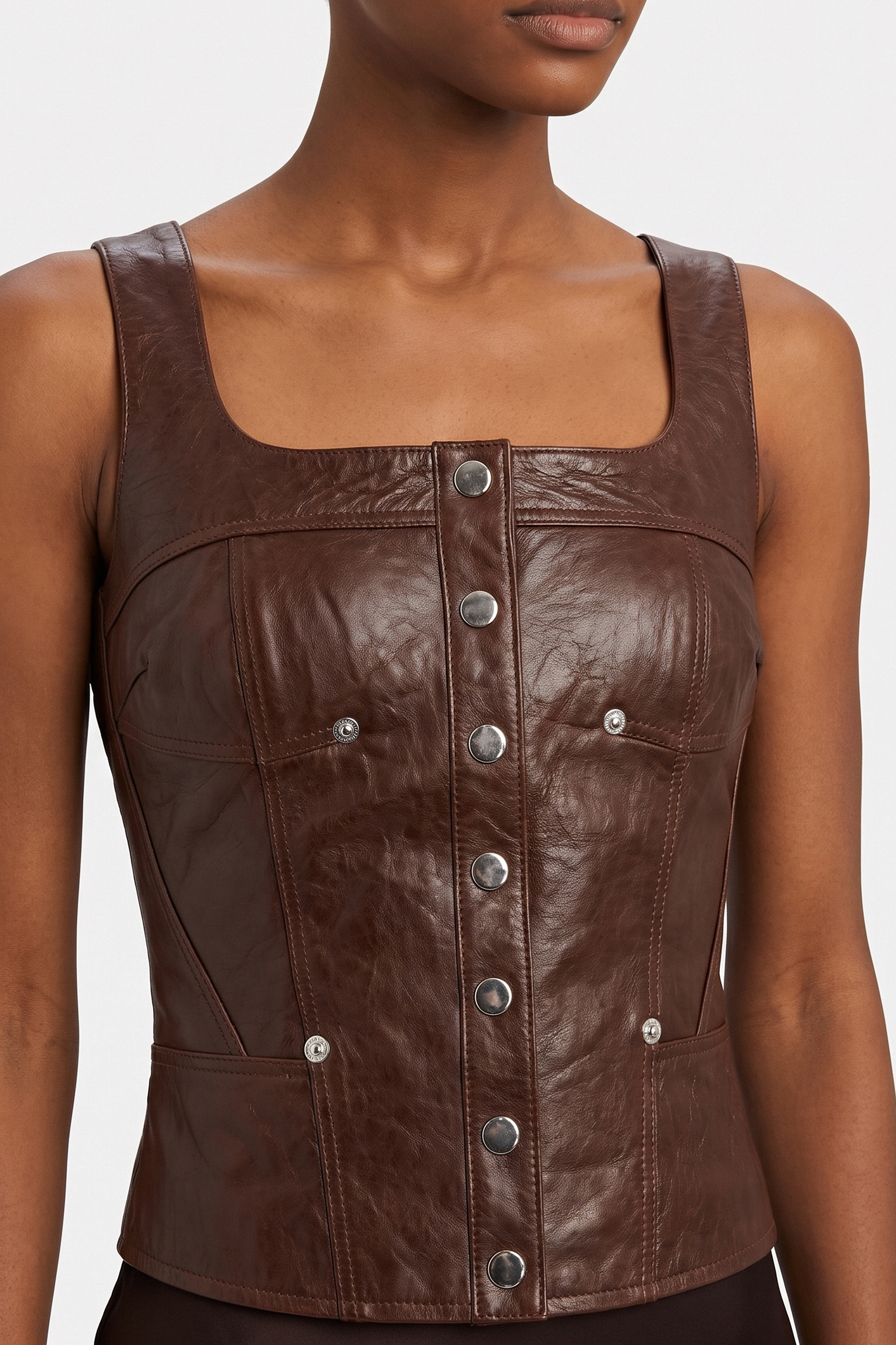 Loris Walnut Bustier.